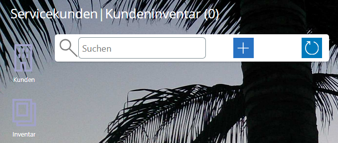 pobvol|pssService Board|Screen:Kundeninventar|Inventarübersicht