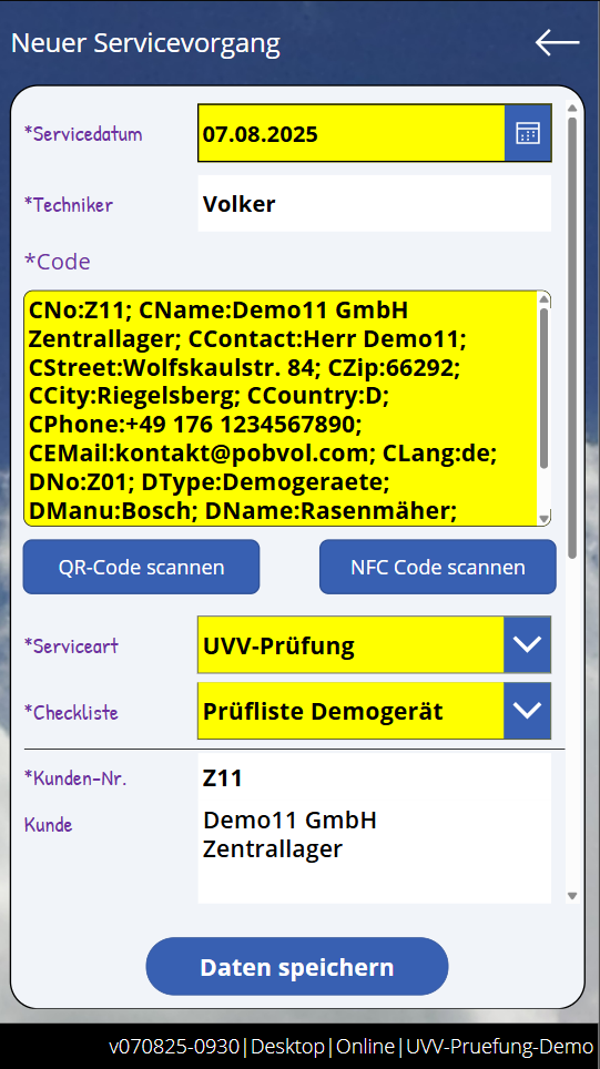 pobvol|pssService Phone|Screen:Neuer Servicevorgang